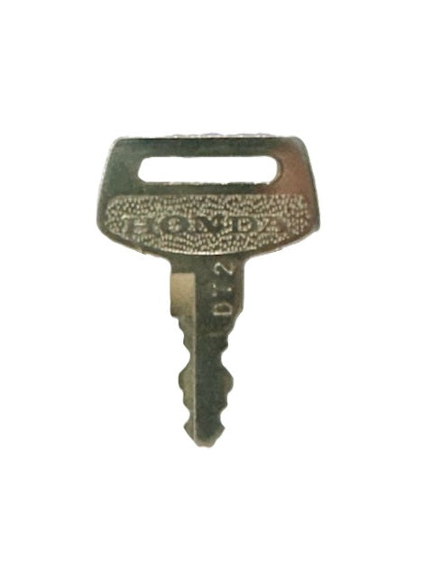 Honda Motorcycle Key Number D72