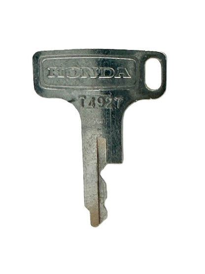 Honda Motorcycle Key Number T4927