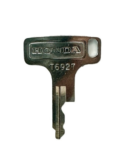 Honda Motorcycle Key Number T6927