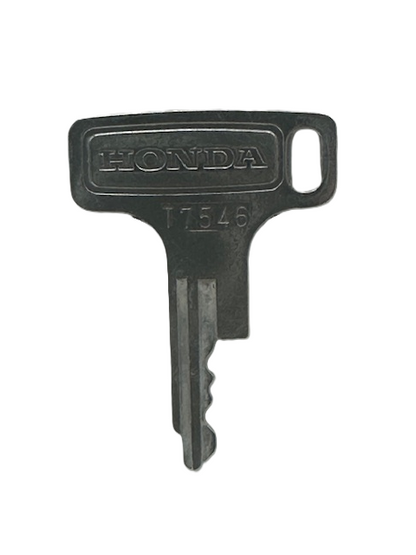 Honda Motorcycle Key Number T7546